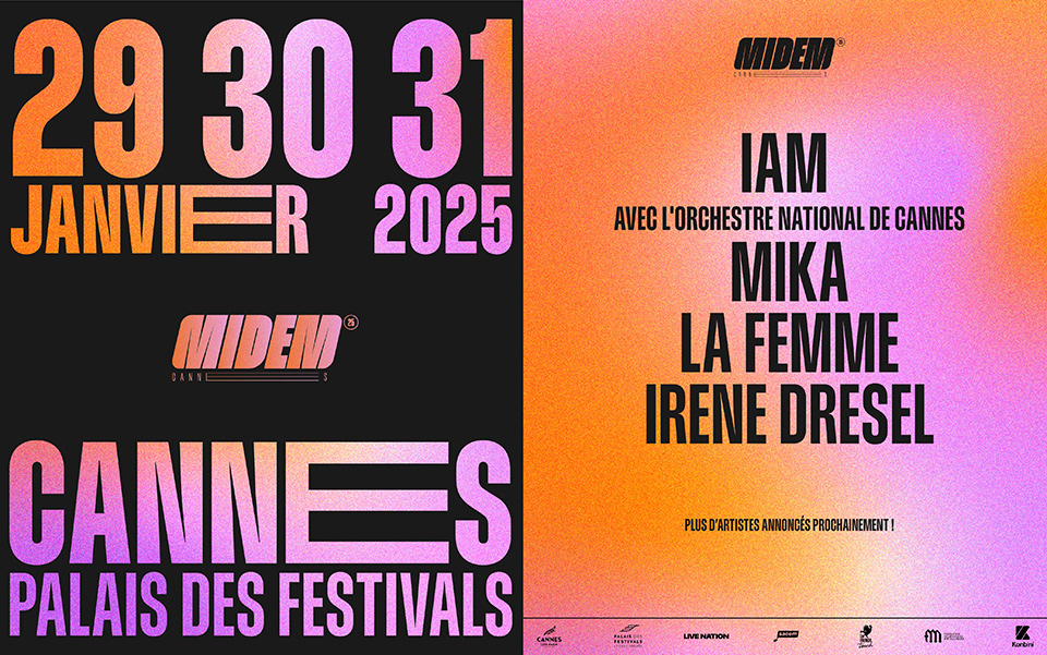 Affiche MIDEM Cannes 2025